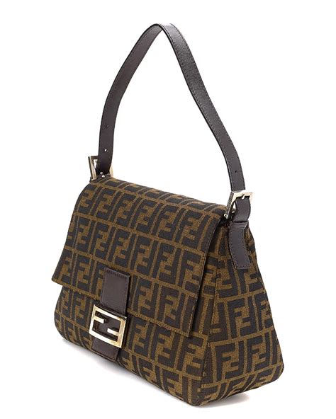 fendi shoulder bag zucca|fendi zucca bag vintage.